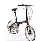 K Rock Horseman HST 20in  Folding Bicycle Black 